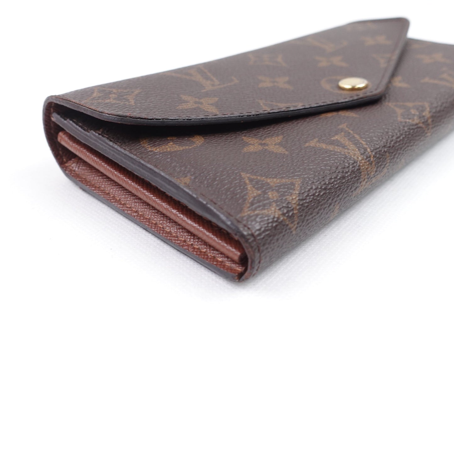 Pre-owned Louis Vuitton Sarah Monogram Coated Canvas Wallet