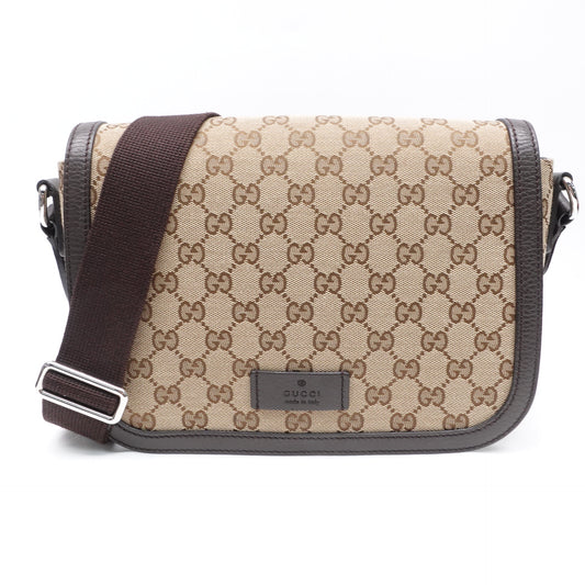 Gucci Messenger GG Canvas Cross Body Bag