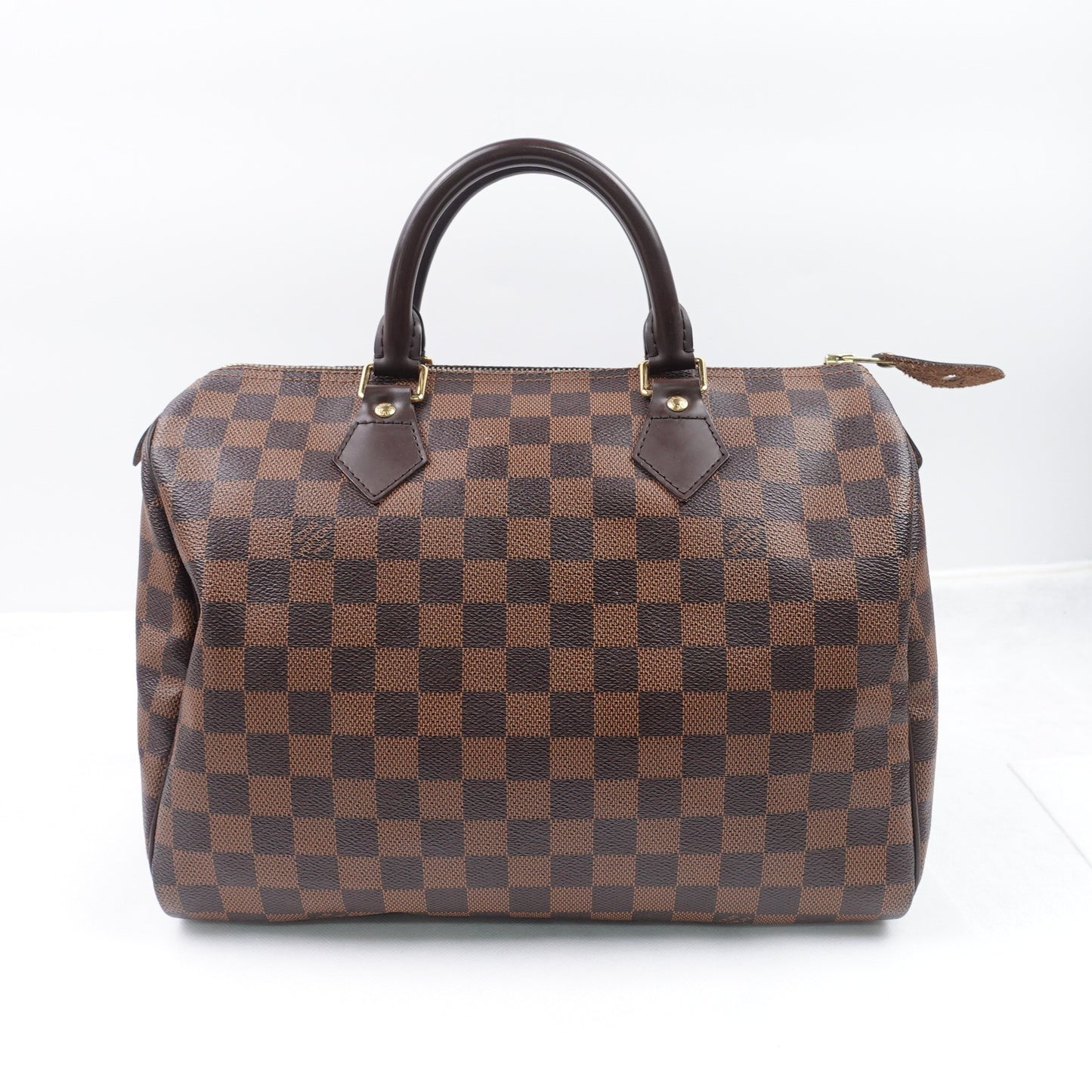 Pre-owned Louis Vuitton Speedy 30 Damier Ebene Coated Canvas Tote