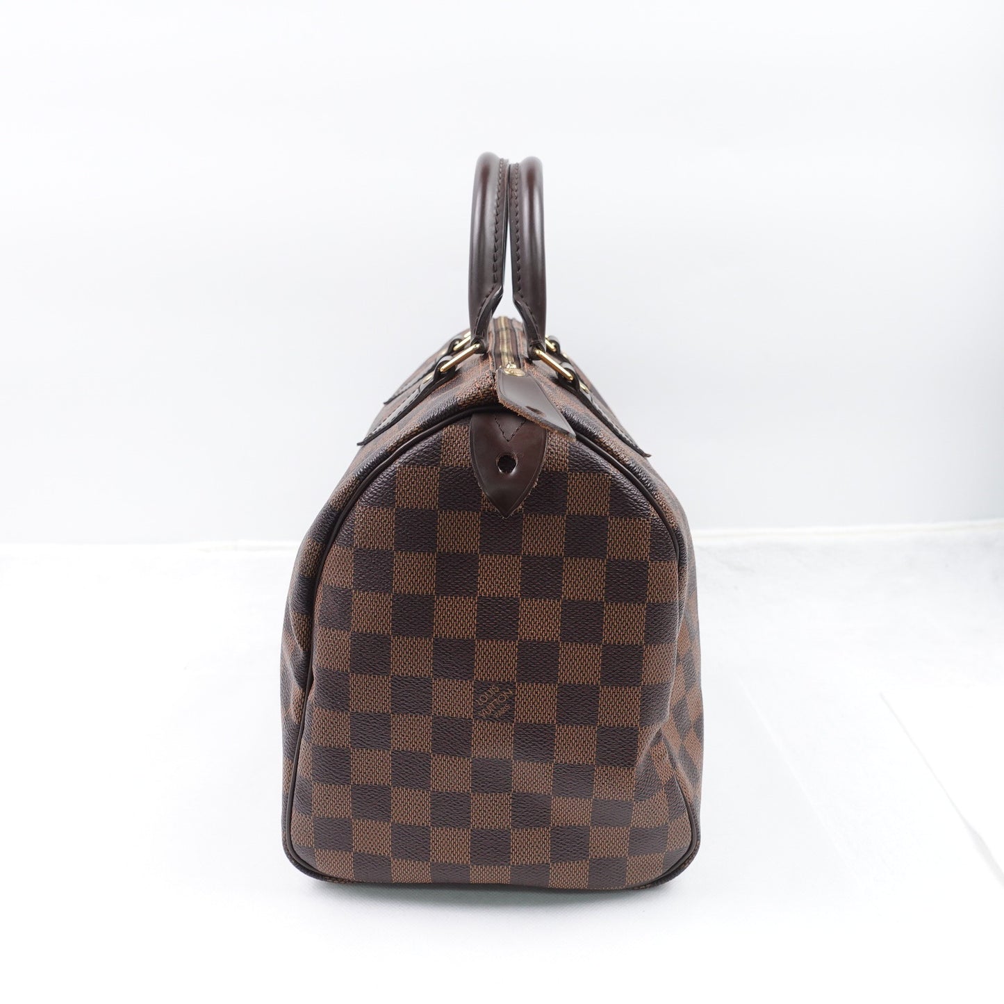 Pre-owned Louis Vuitton Speedy 30 Damier Ebene Coated Canvas Tote