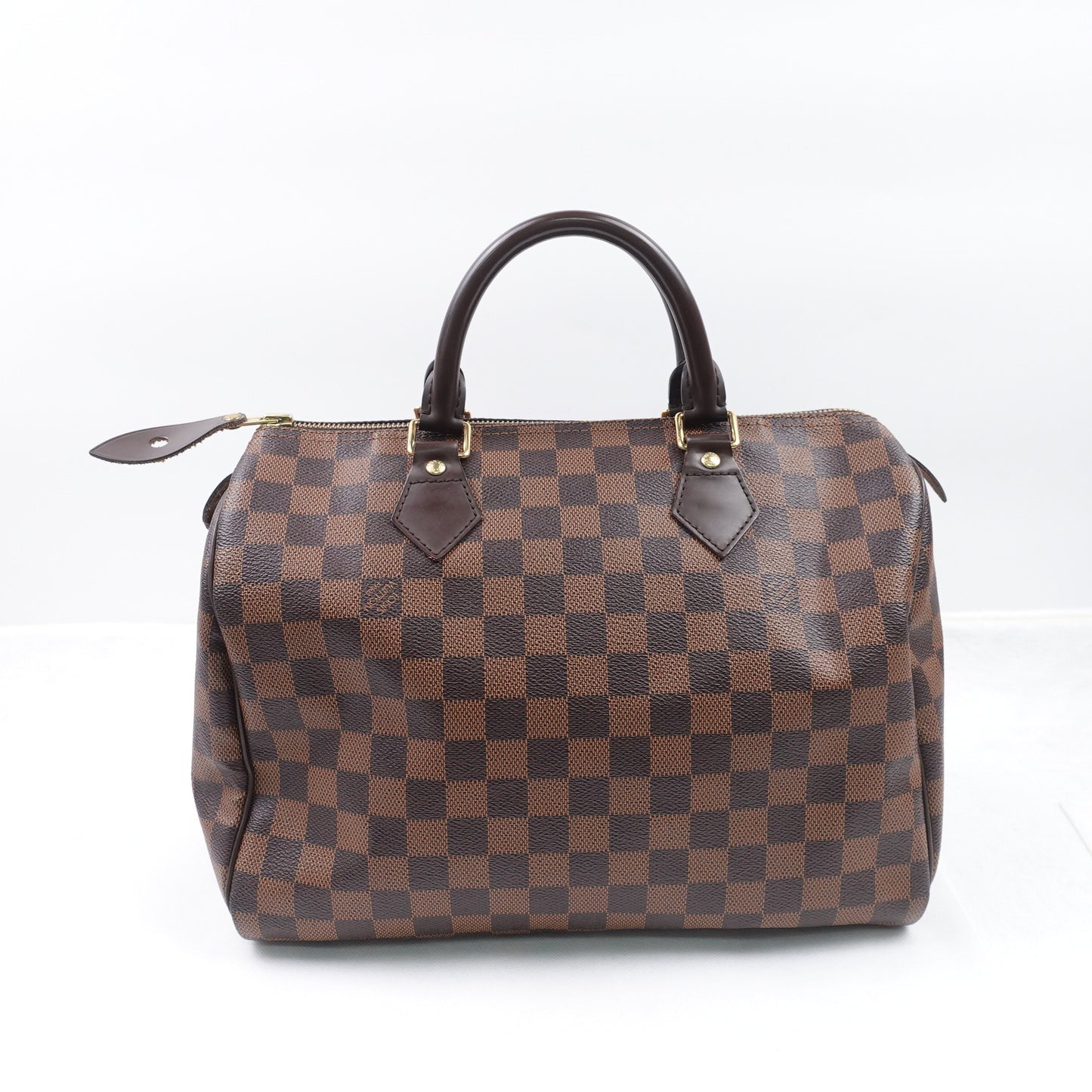 Pre-owned Louis Vuitton Speedy 30 Damier Ebene Coated Canvas Tote