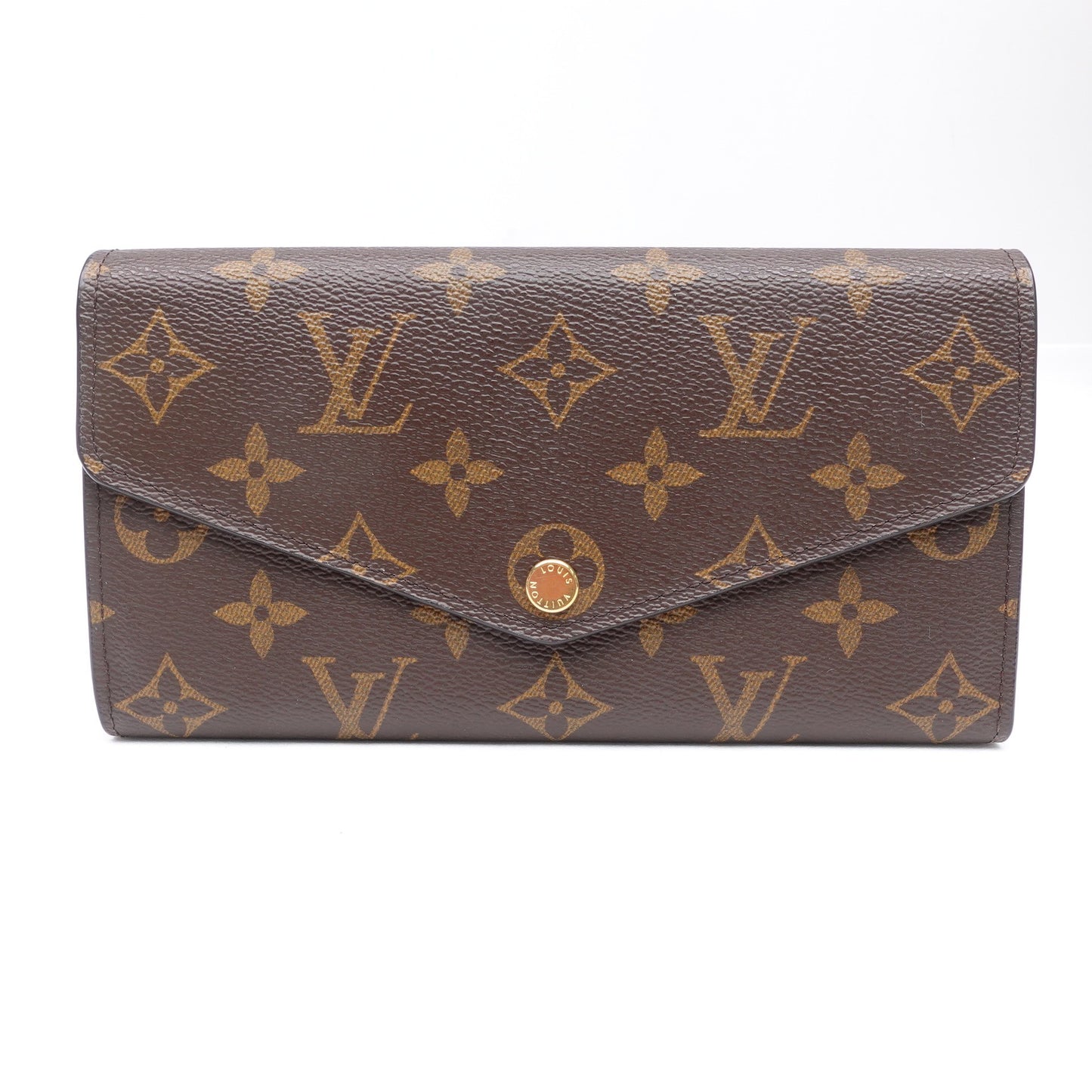 Pre-owned Louis Vuitton Sarah Monogram Coated Canvas Wallet