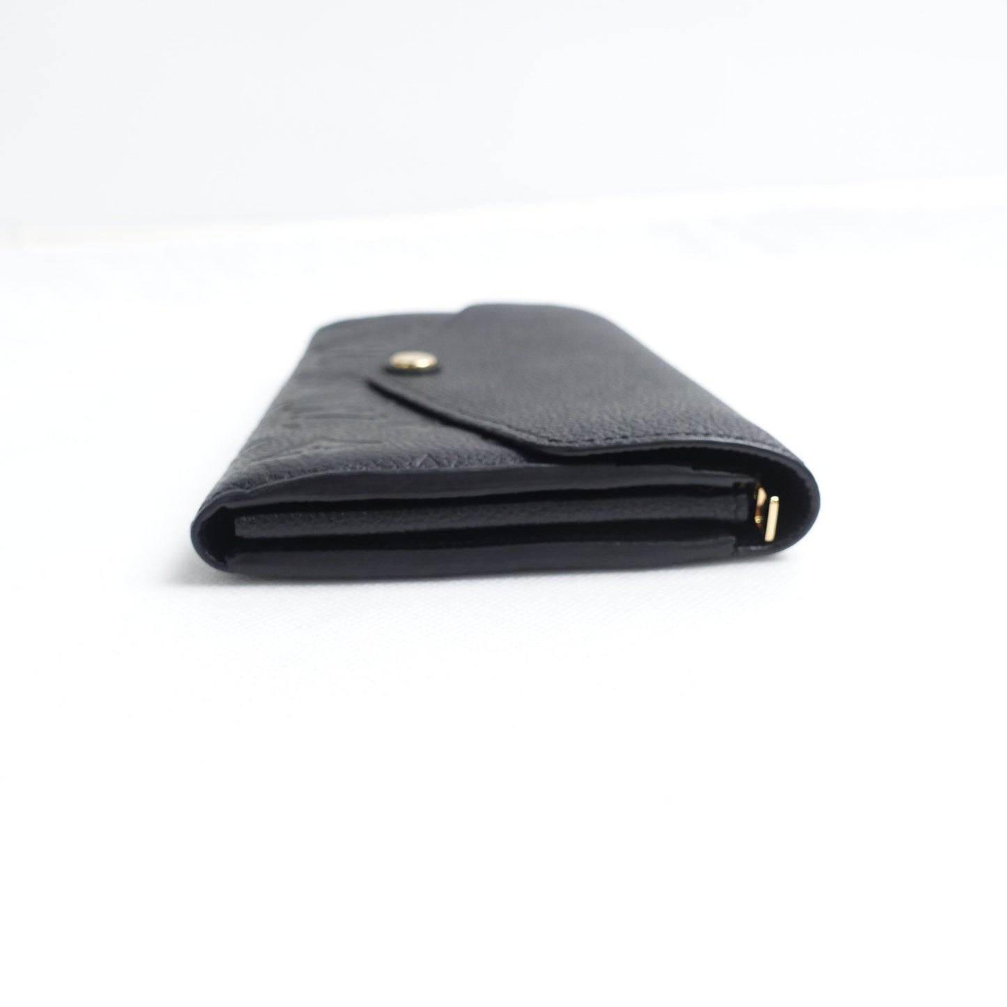 Pre-owned Louis Vuitton Sarah Black Calfskin Wallet