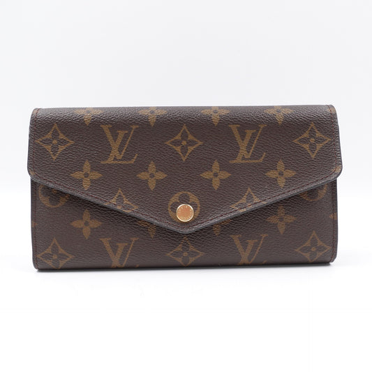 Pre-owned Louis Vuitton Sarah Monogram Coated Canvas Wallet