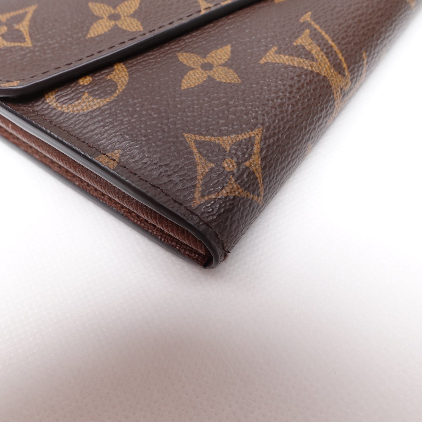 Pre-owned Louis Vuitton Sarah Monogram Coated Canvas Wallet