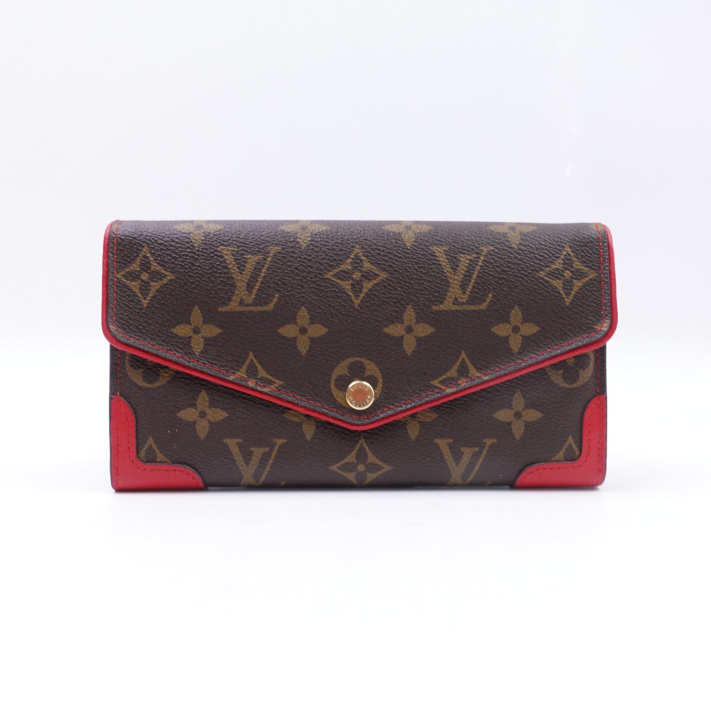 Pre-owned Louis Vuitton Sarah Retiro Monogram Coated Canvas Wallet