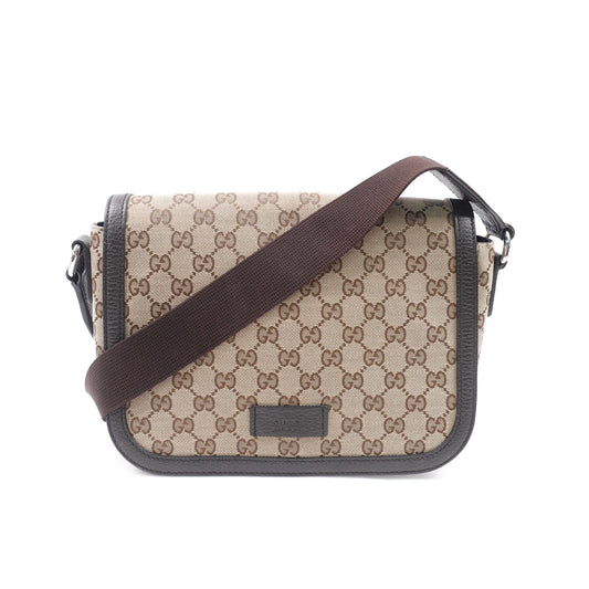 Pre-owned Gucci GG Canvas Messenger Bag