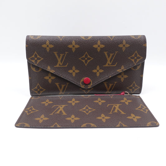 Pre-owned Louis Vuitton Josephine Monogram Coated Canvas Wallet
