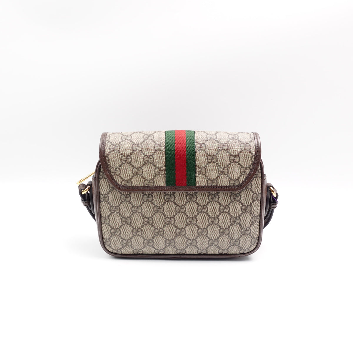 Pre-Owned Gucci Ophidia Beige Canvas Shoulder Bag T10362424