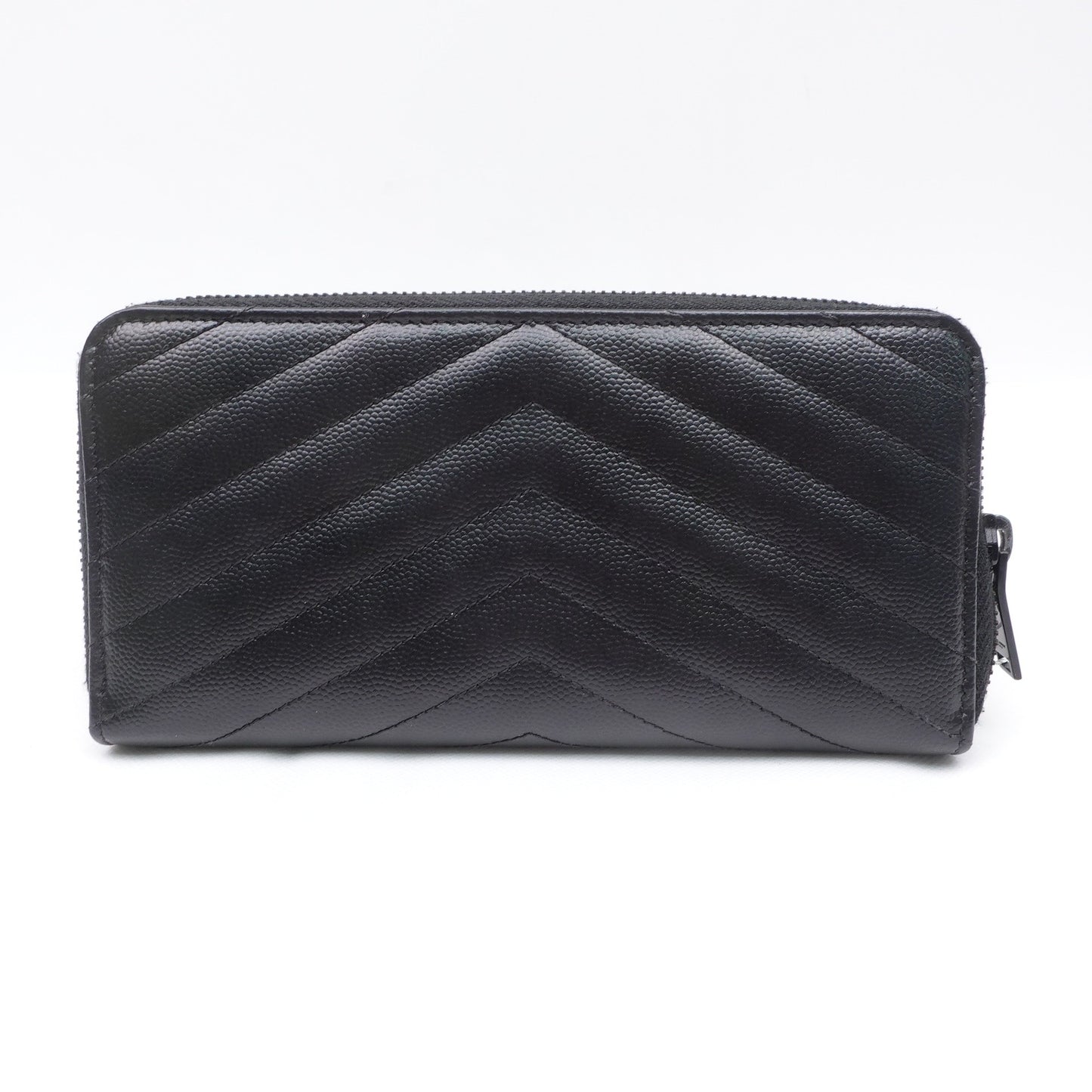 Pre-owned Saint Laurent Black Calfskin Wallet