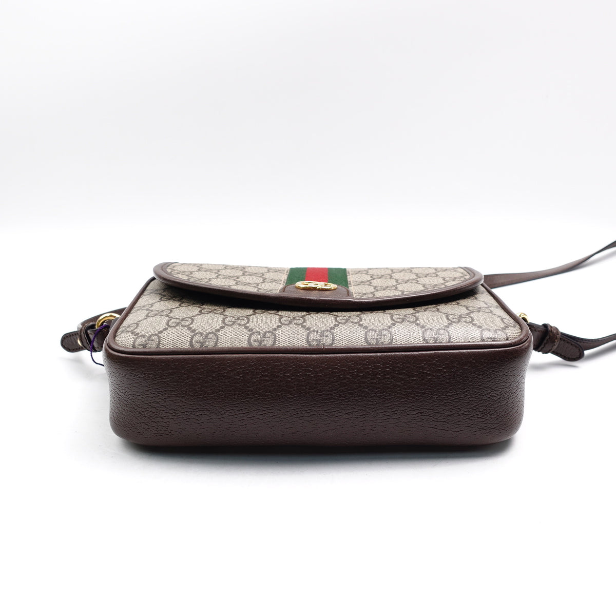 Pre-Owned Gucci Ophidia Beige Canvas Shoulder Bag T10362424