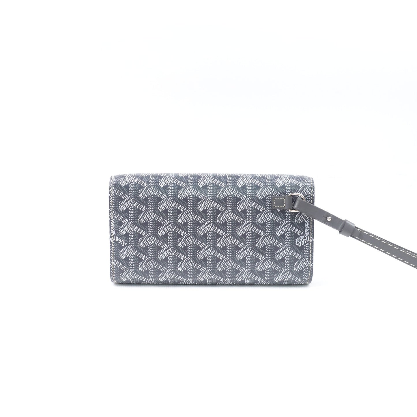 Pre-owned Goyard Grey Coated Canvas Wallet