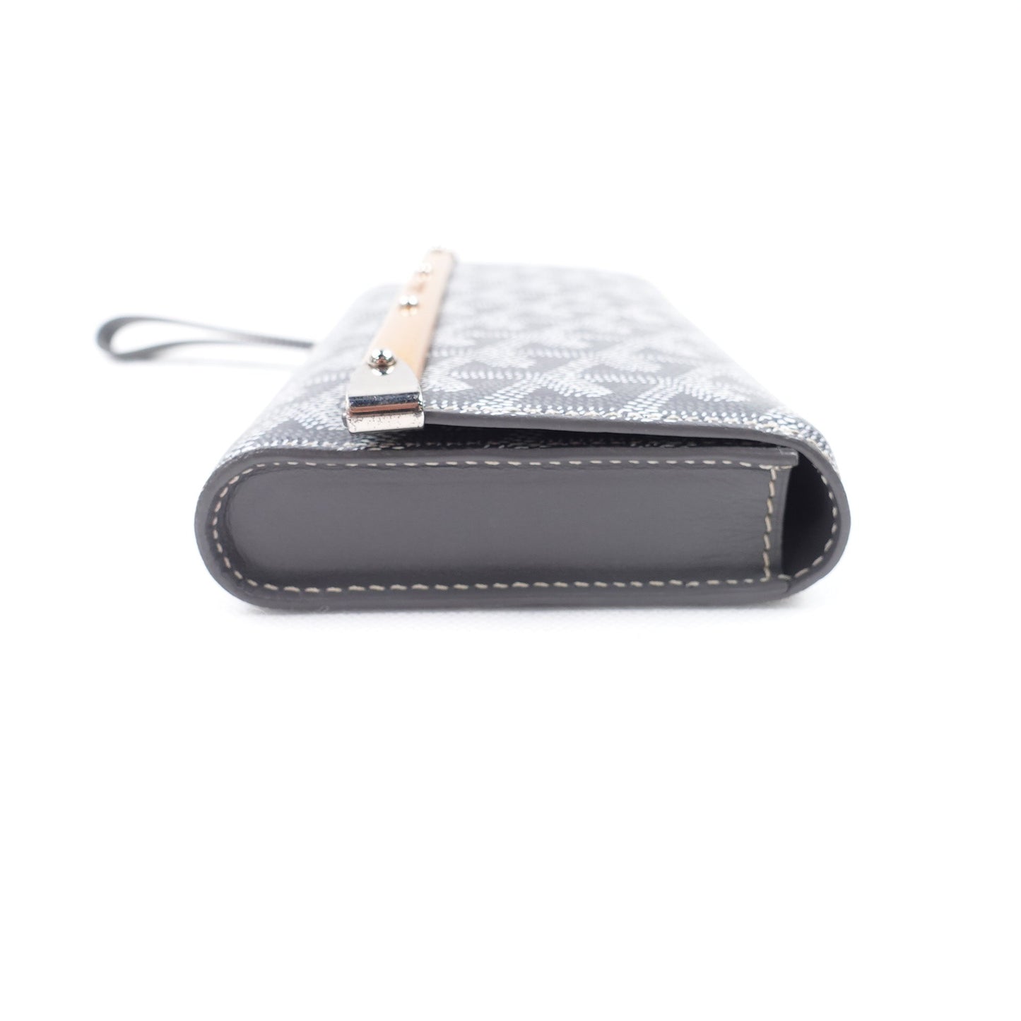 Pre-owned Goyard Grey Coated Canvas Wallet