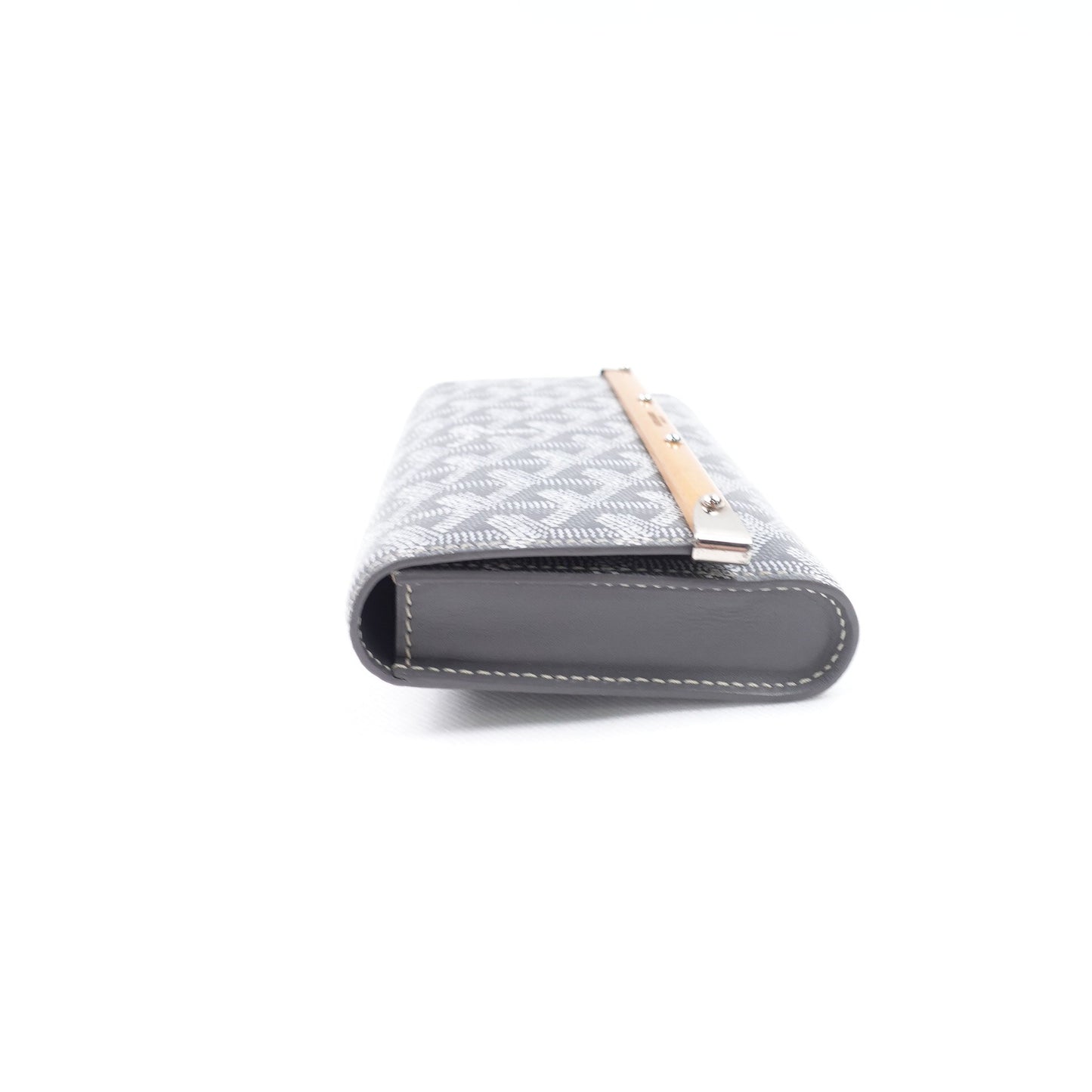 Pre-owned Goyard Grey Coated Canvas Wallet