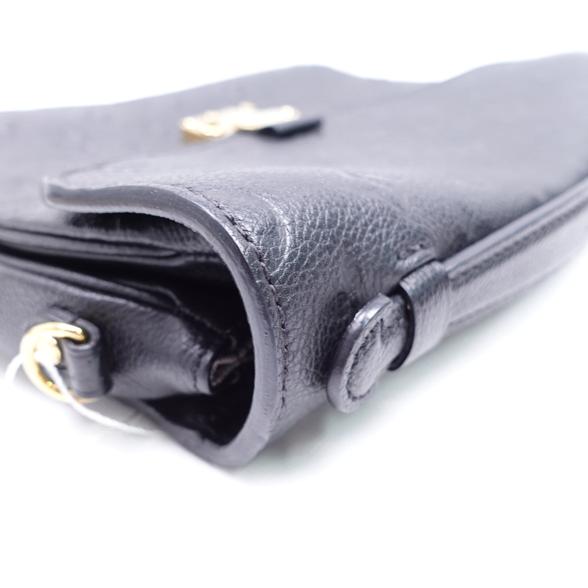 Pre-Owned Louis Vuitton Pochette Metis Black Calfskin Leather Shoulder Bag T10363546