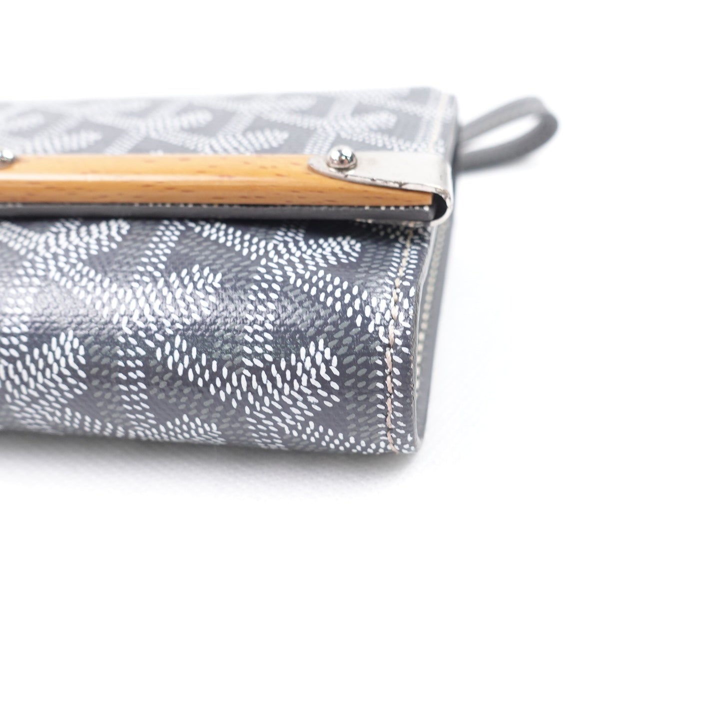 Pre-owned Goyard Grey Coated Canvas Wallet