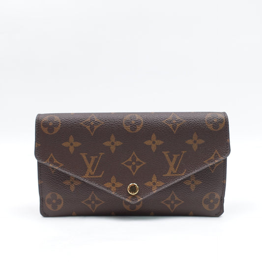 Pre-owned Louis Vuitton Jeanne Monogram Coated Canvas Wallet