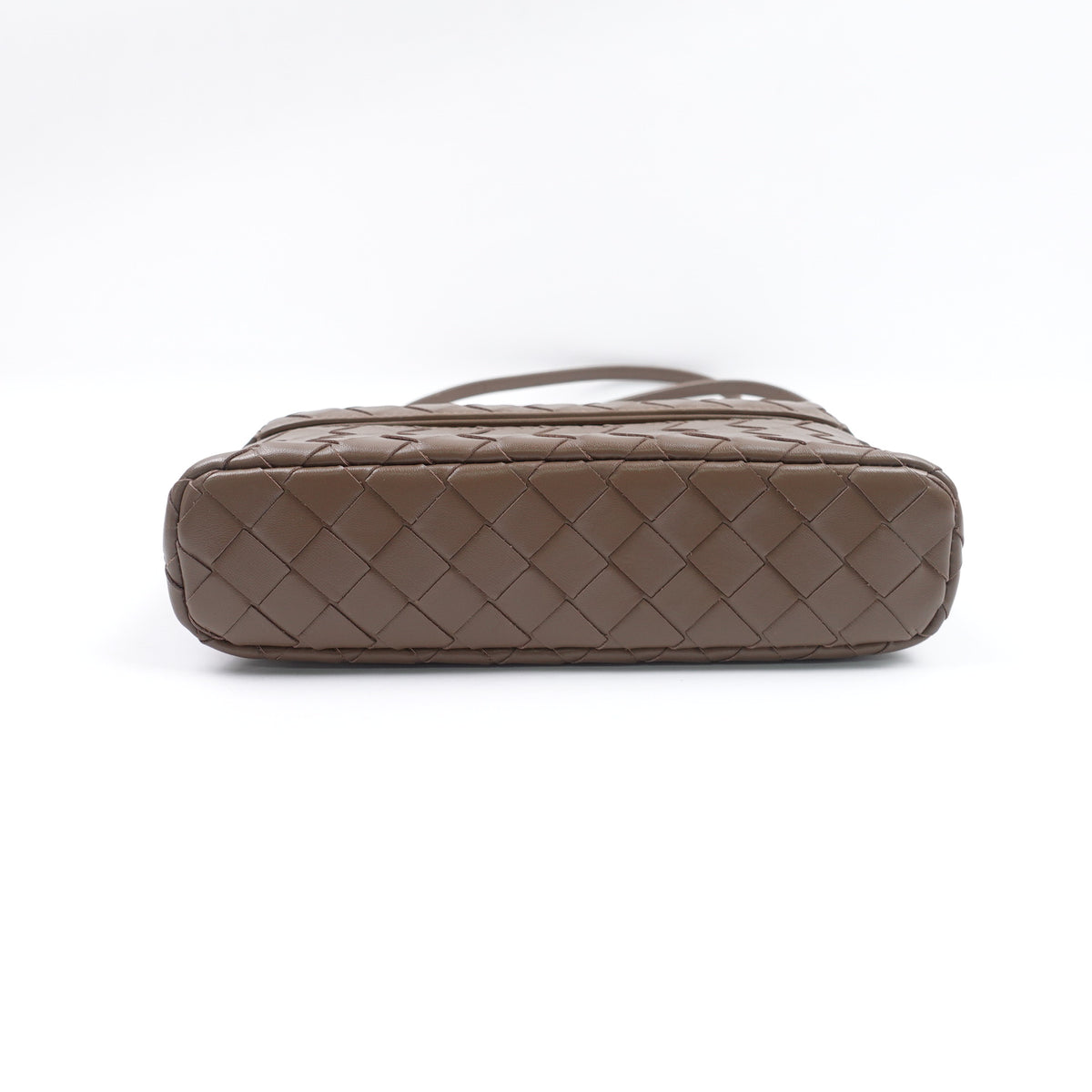 Pre-Owned Bottega Veneta Bang Bang Vanity Case Brown Leather Shoulder Bag T10410532