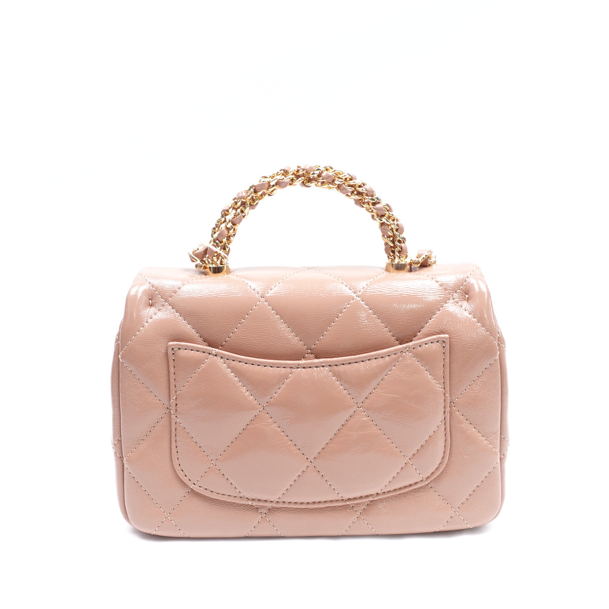 Pre-owned Chanel CF Milktea Calfskin Shoulder Bag - （Last Part）T10356726