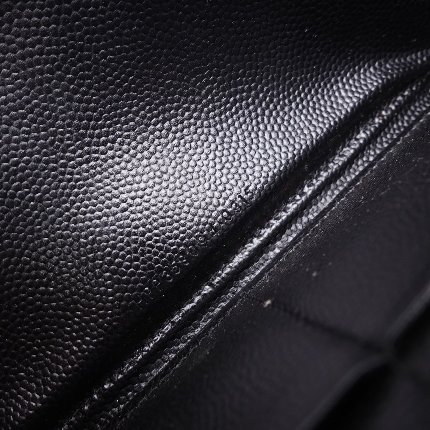 Pre-owned Saint Laurent Black Calfskin Wallet