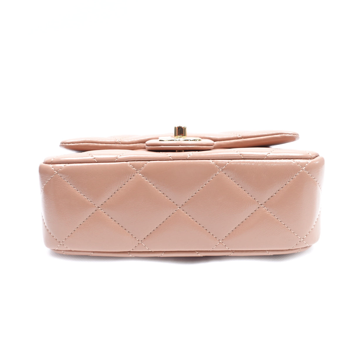 Pre-owned Chanel CF Milktea Calfskin Shoulder Bag - （Last Part）T10356726