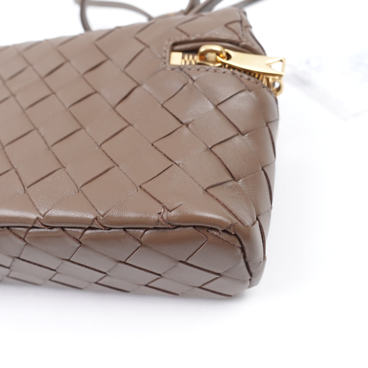 Pre-Owned Bottega Veneta Bang Bang Vanity Case Brown Leather Shoulder Bag T10410532