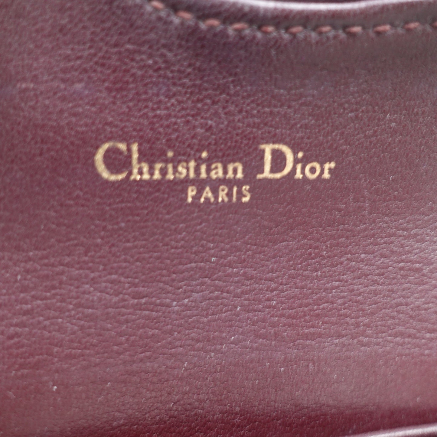 Pre-owned Dior Saddle Oblique Red Canvas Wallet