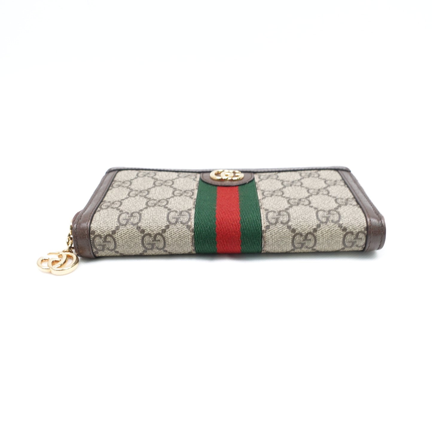 Pre-owned Gucci Ophidia Coated Canvas Wallet