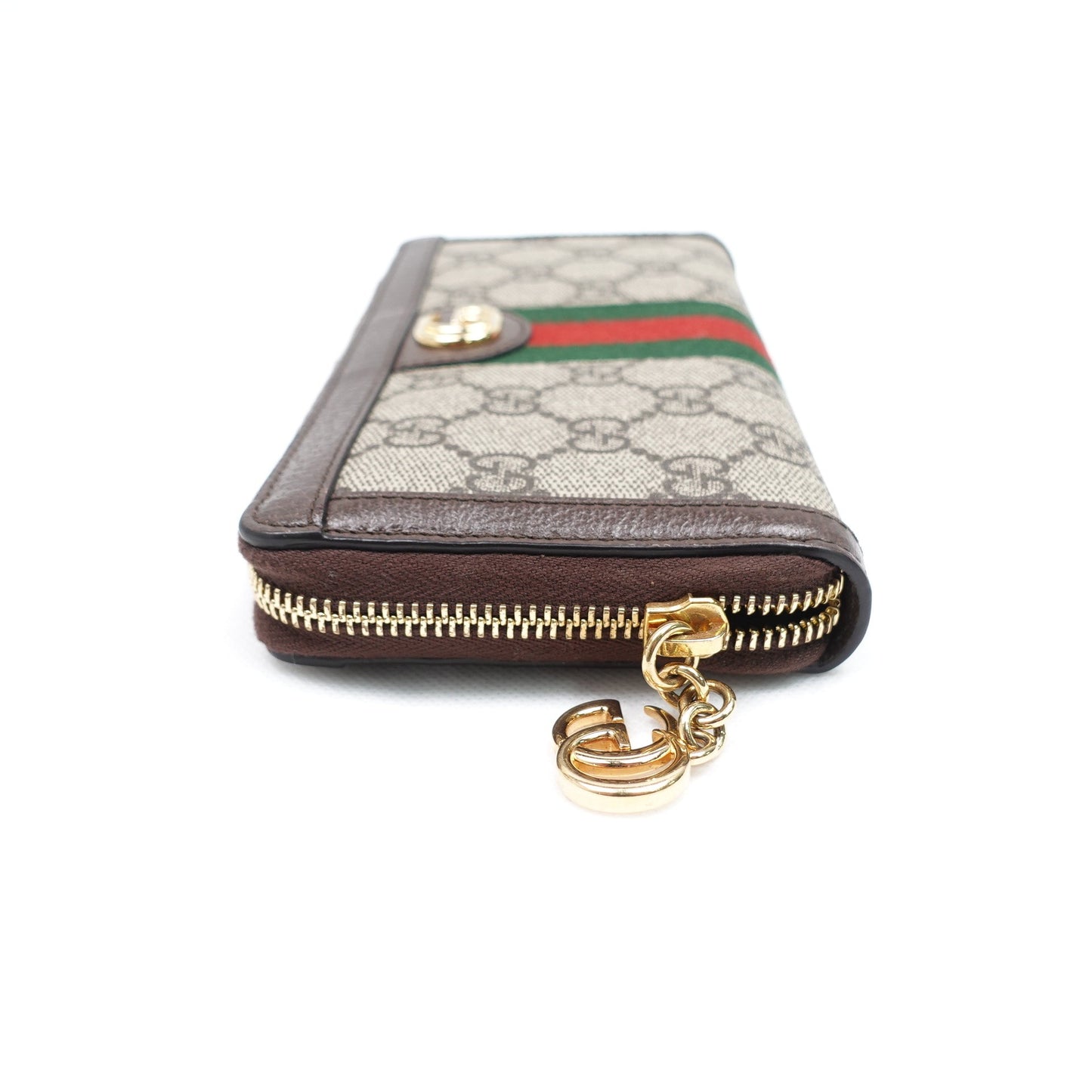 Pre-owned Gucci Ophidia Coated Canvas Wallet