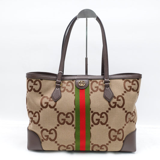 Pre-owned Gucci  GG Brown Canvas Tote