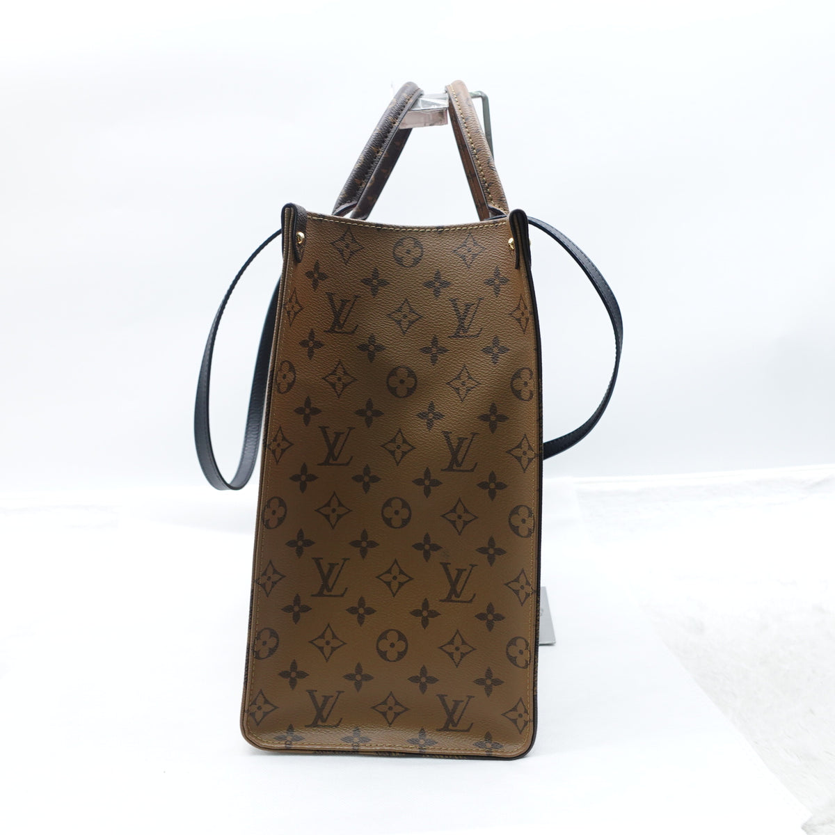 Pre-Owned Louis Vuitton Onthego GM Reverse Monogram Coated Canvas Shoulder Bag T10370137