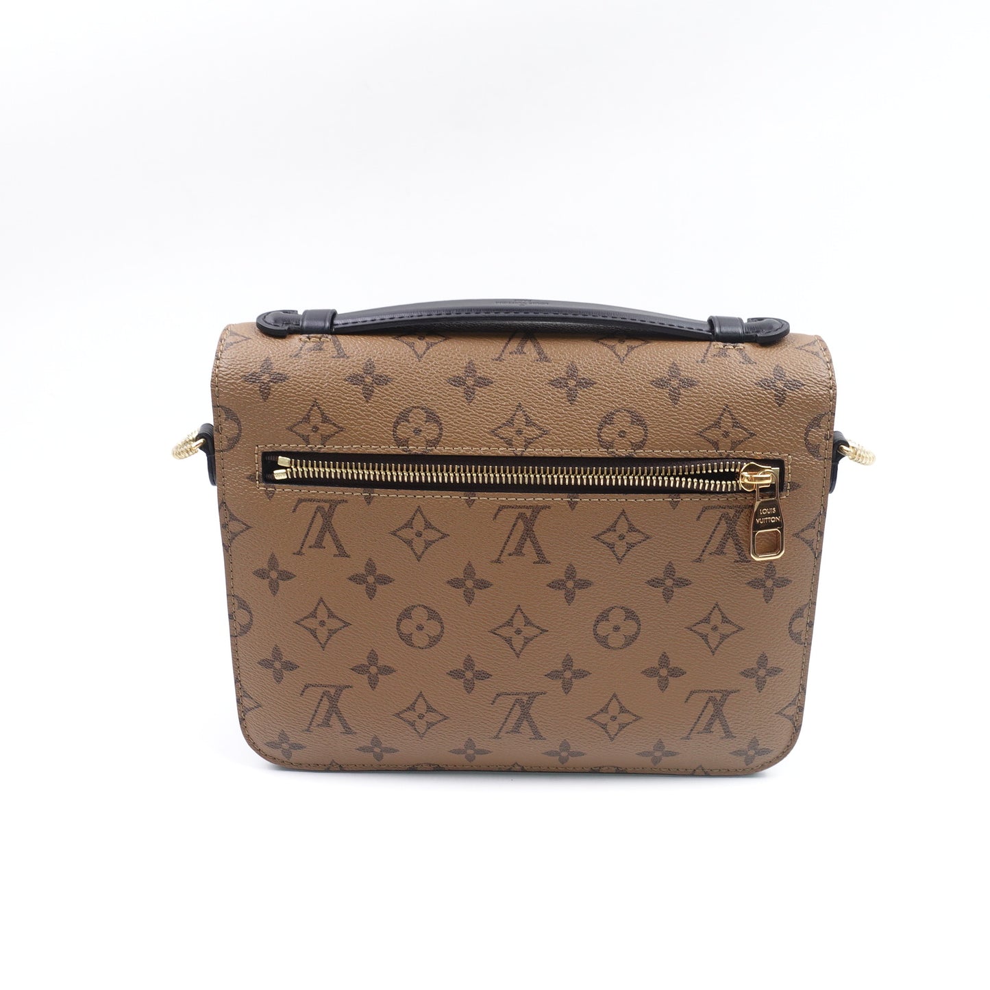 Pre-Owned Louis Vuitton Pochette Metis Brown Monogram Canvas Shoulder Bag T10406872