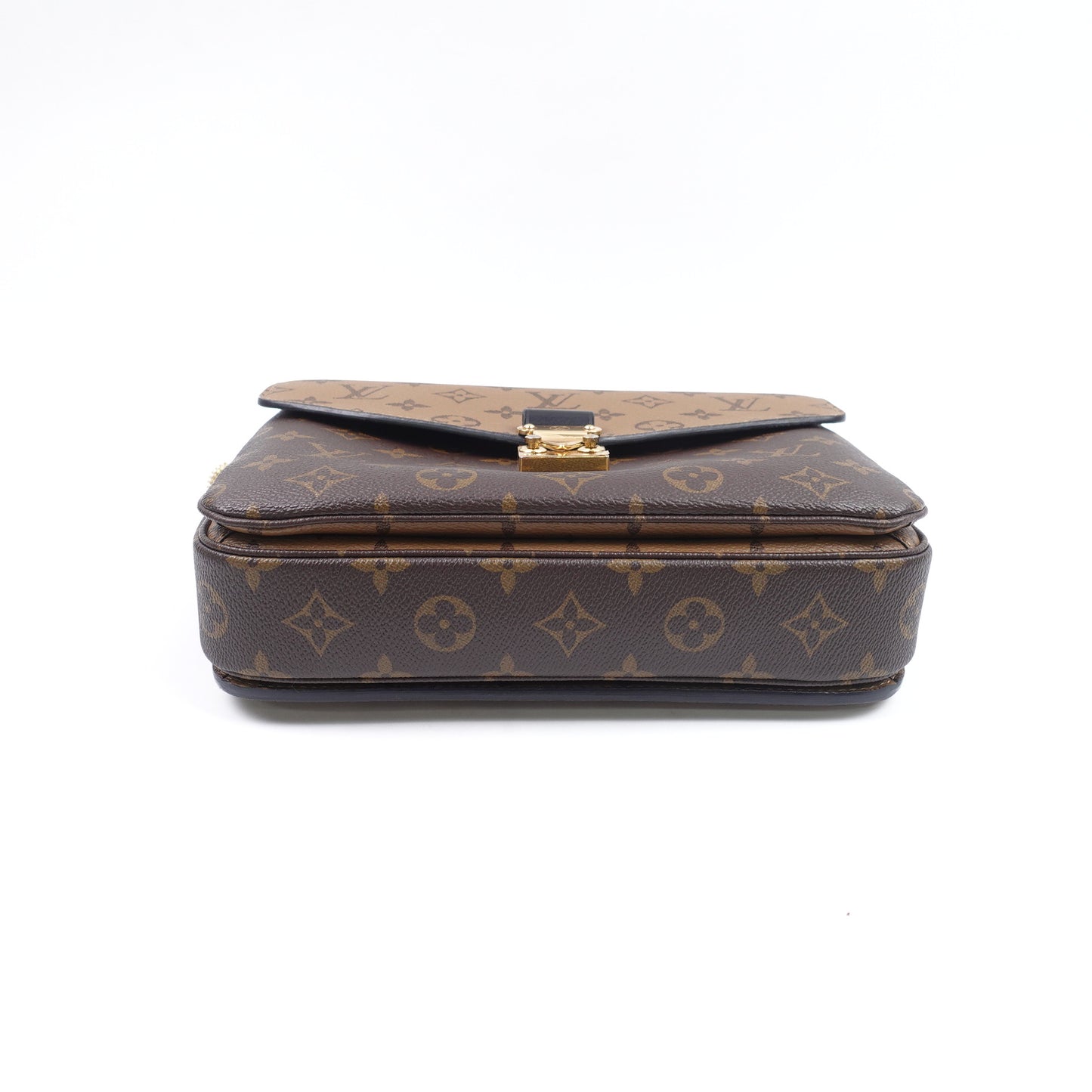 Pre-Owned Louis Vuitton Pochette Metis Brown Monogram Canvas Shoulder Bag T10406872