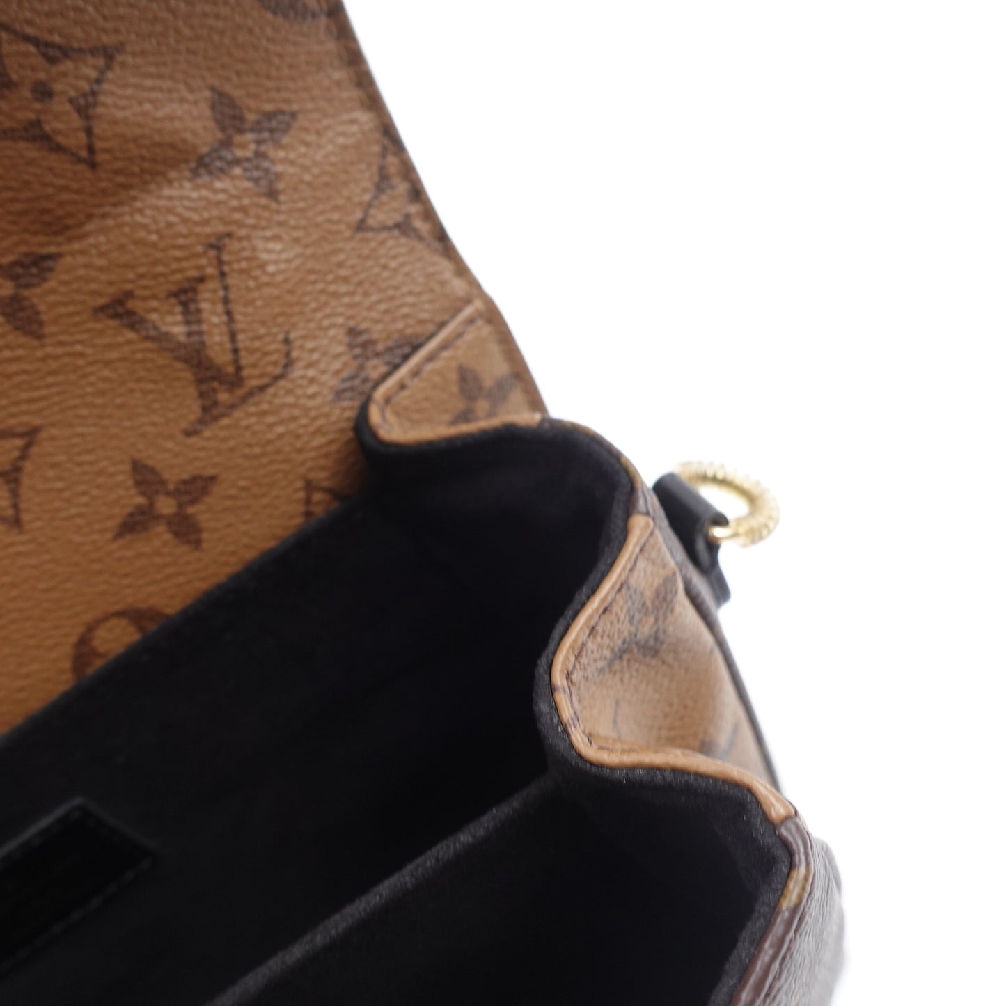 Pre-Owned Louis Vuitton Pochette Metis Brown Monogram Canvas Shoulder Bag T10406872