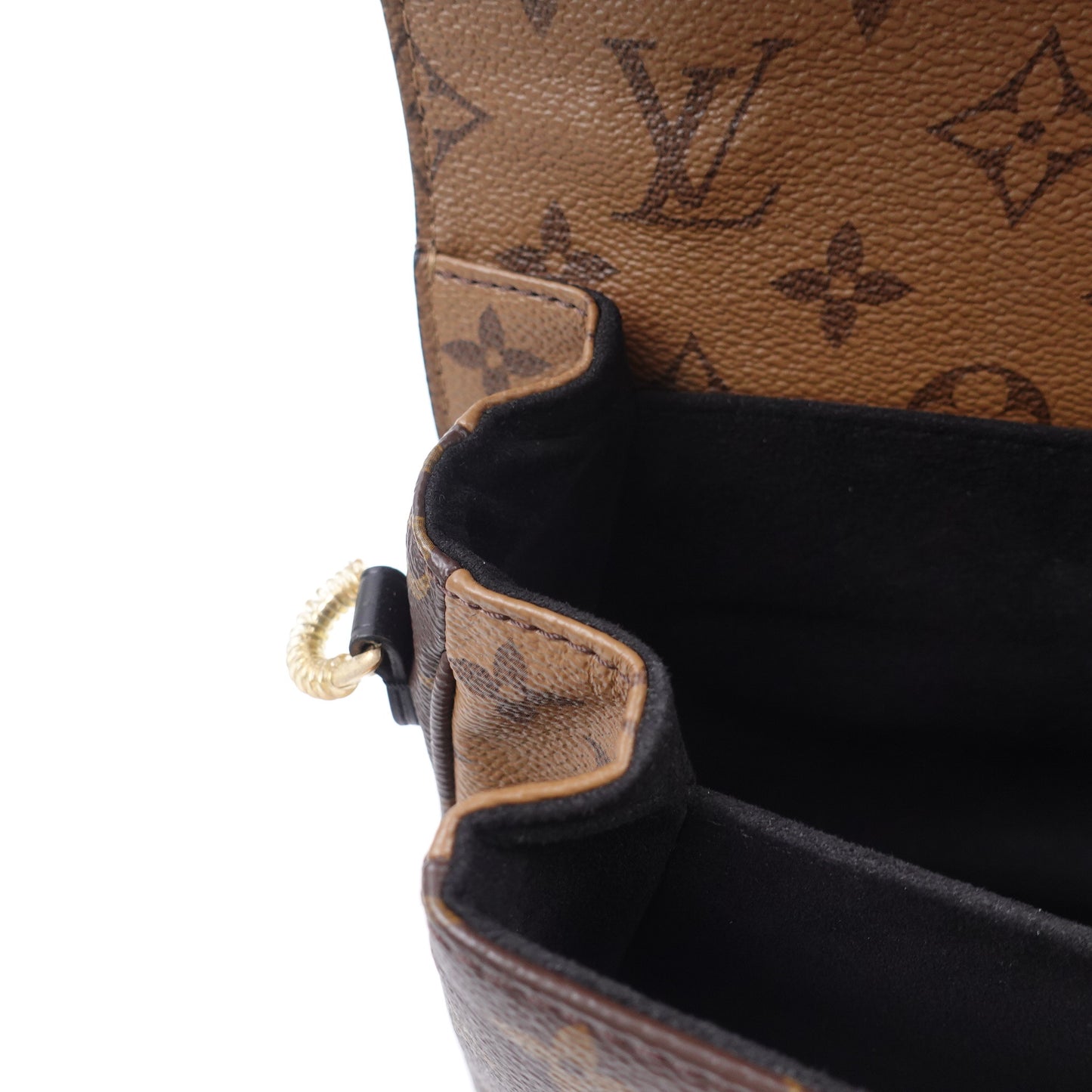 Pre-Owned Louis Vuitton Pochette Metis Brown Monogram Canvas Shoulder Bag T10406872