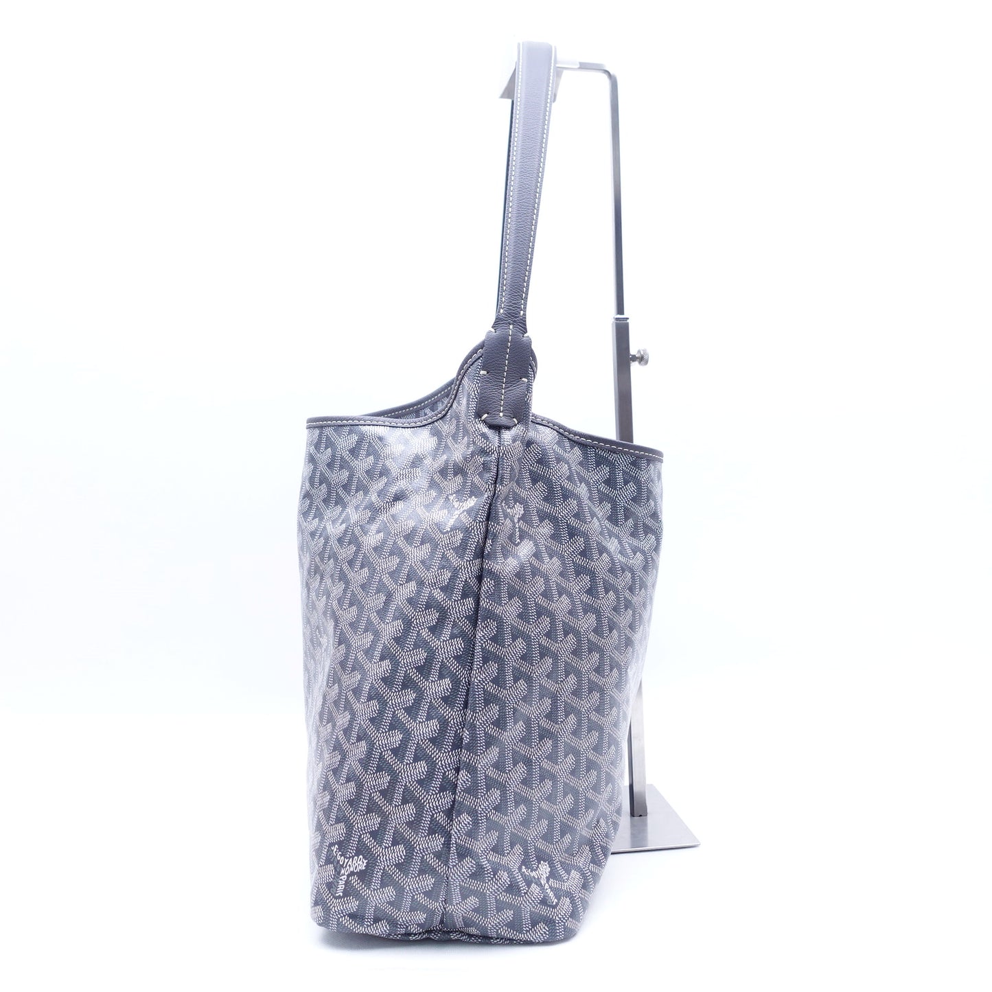 Pre-owned Goyard Boheme Grey Coated Canvas Hobo Bag