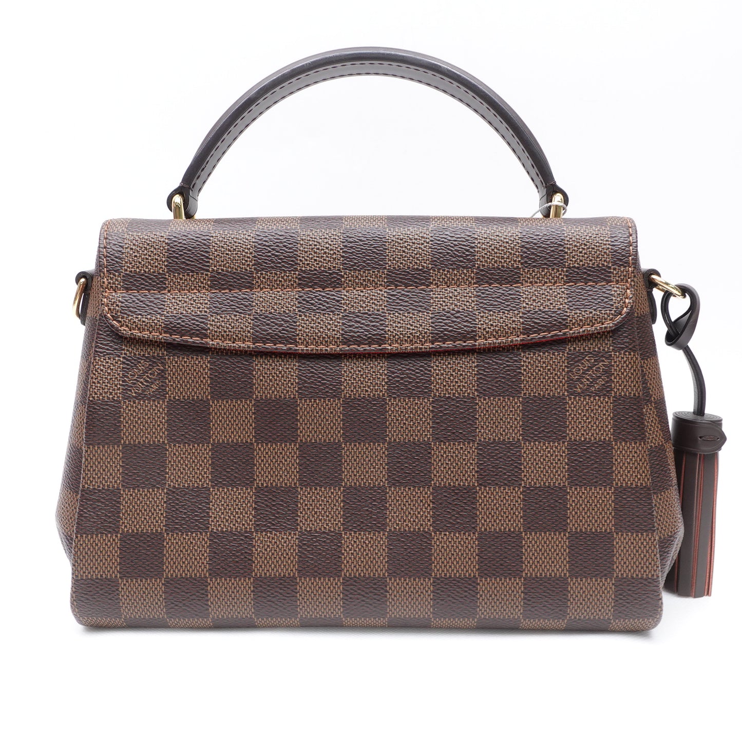 Pre-owned Louis Vuitton Croisette Damier Ebene Coated Canvas Shoulder Bag