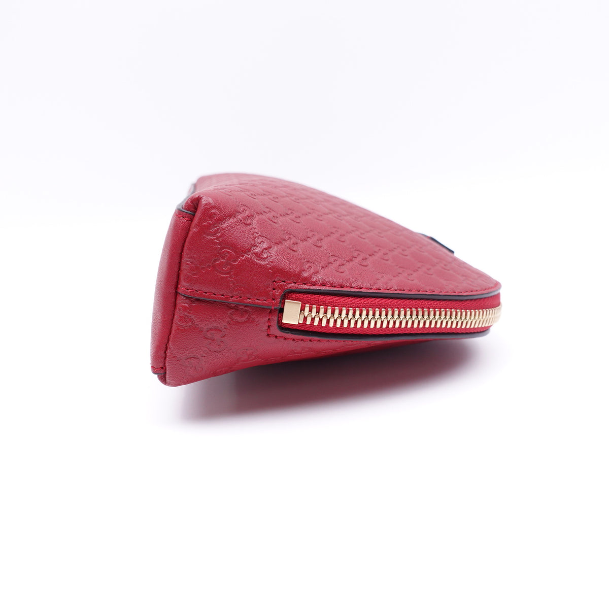 Pre-Owned Gucci Red Calfskin Leather Clutch T10388508