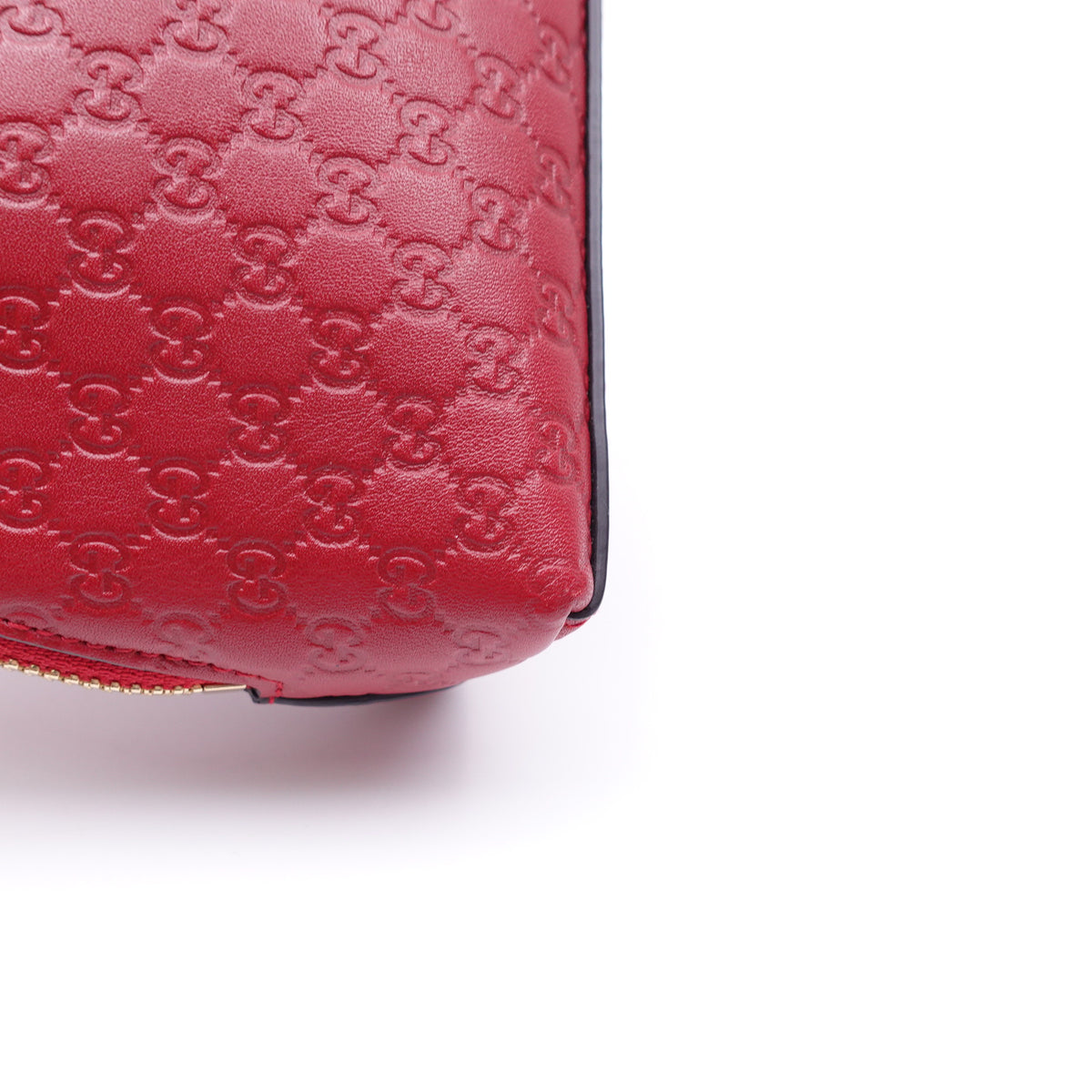 Pre-Owned Gucci Red Calfskin Leather Clutch T10388508