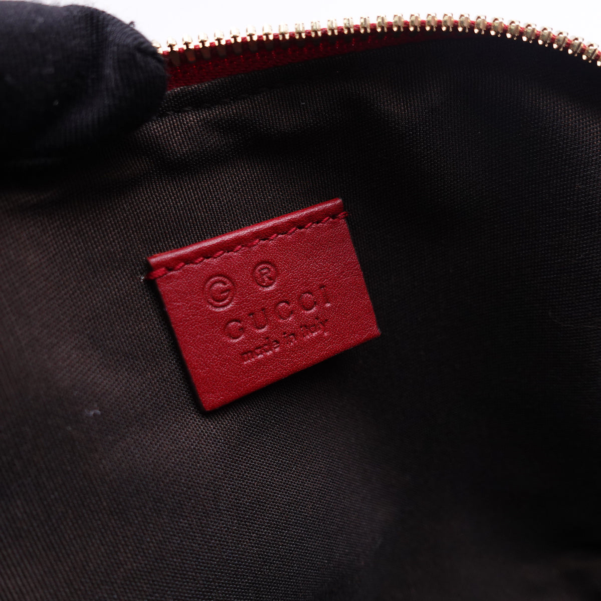 Pre-Owned Gucci Red Calfskin Leather Clutch T10388508