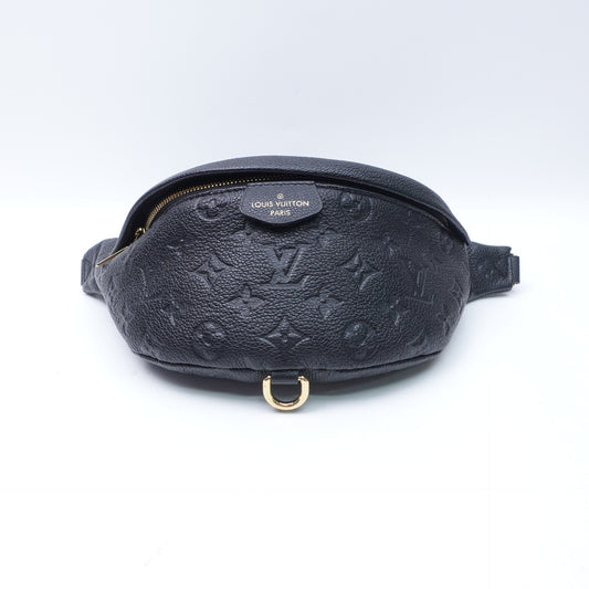 Pre-Onwed Louis Vuitton Bumbag Black Calfskin Leather Belt Bag T10399968