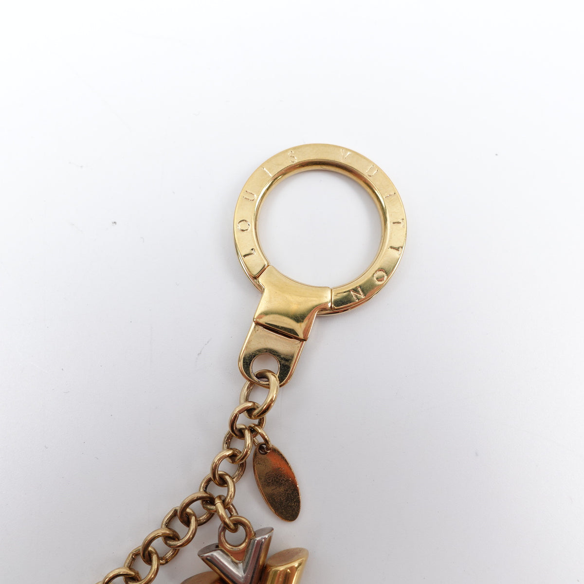 Pre-Owned Louis Vuitton Gold Metal Bag Charm T10395687