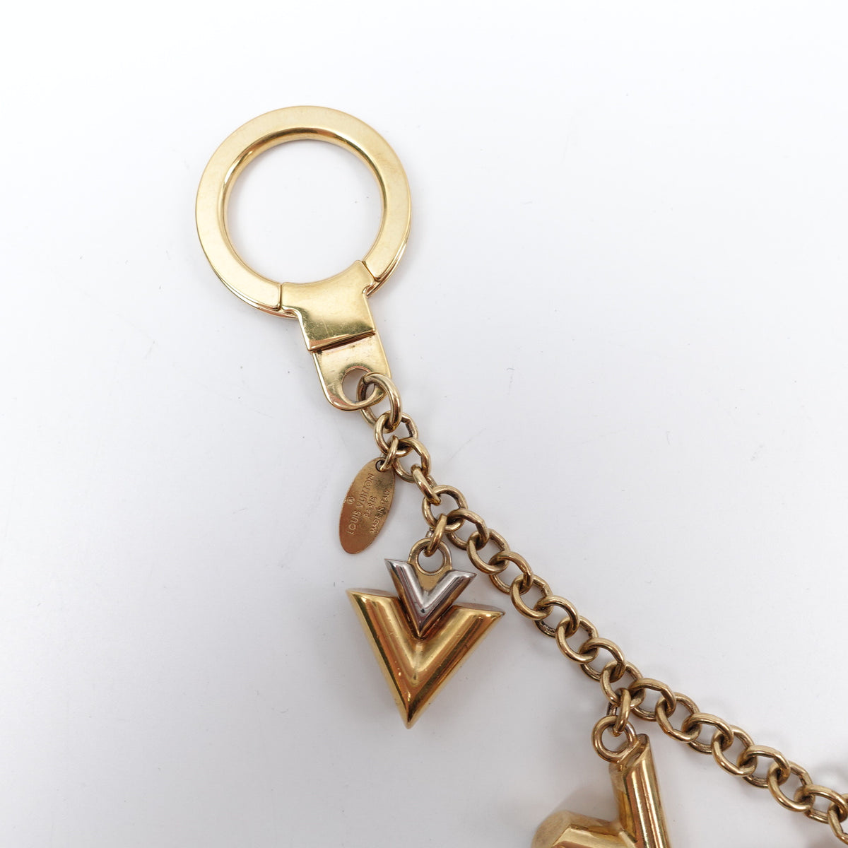 Pre-Owned Louis Vuitton Gold Metal Bag Charm T10395687