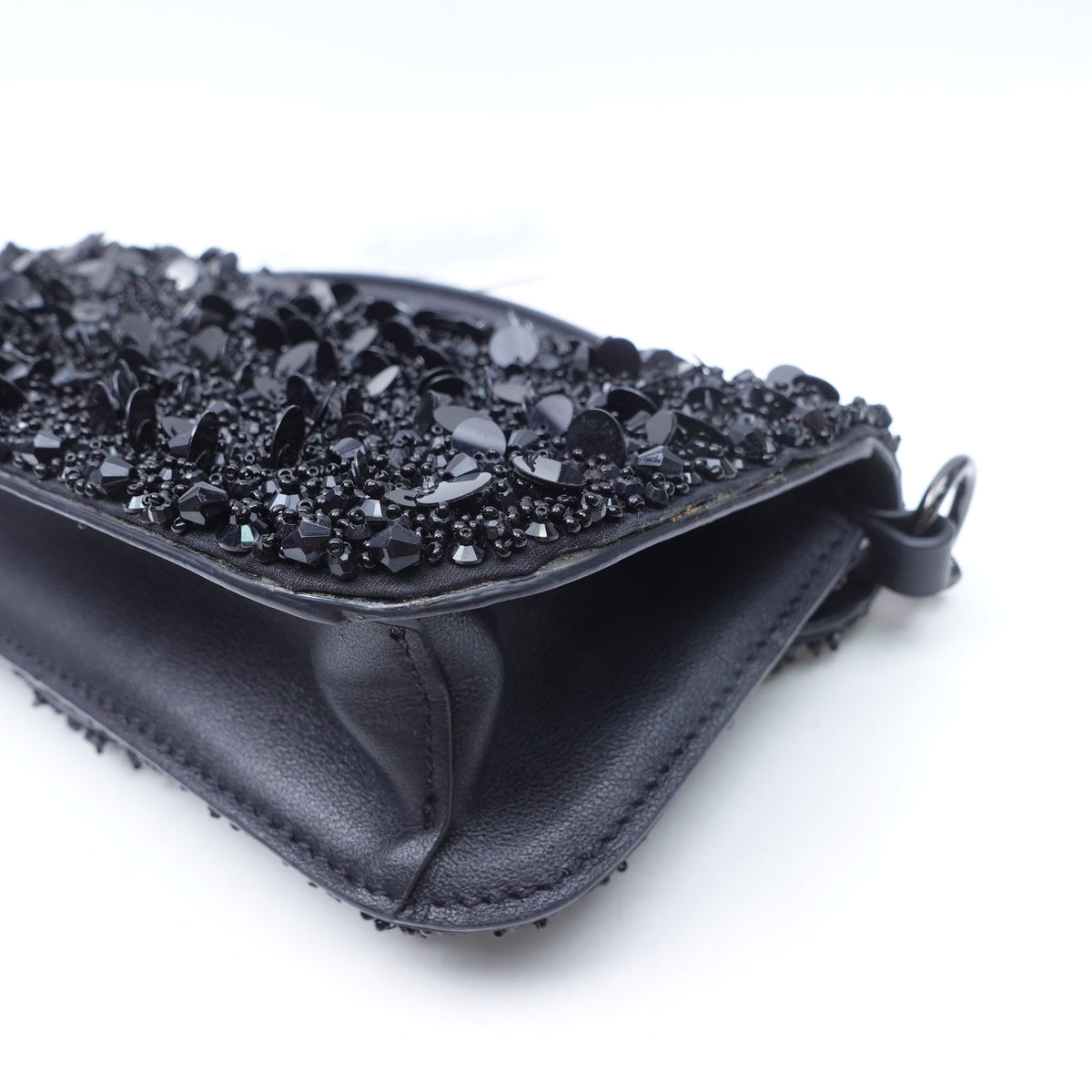Pre-Owned  Valentino Loco Black Sequin Shoulder Bag T10407348
