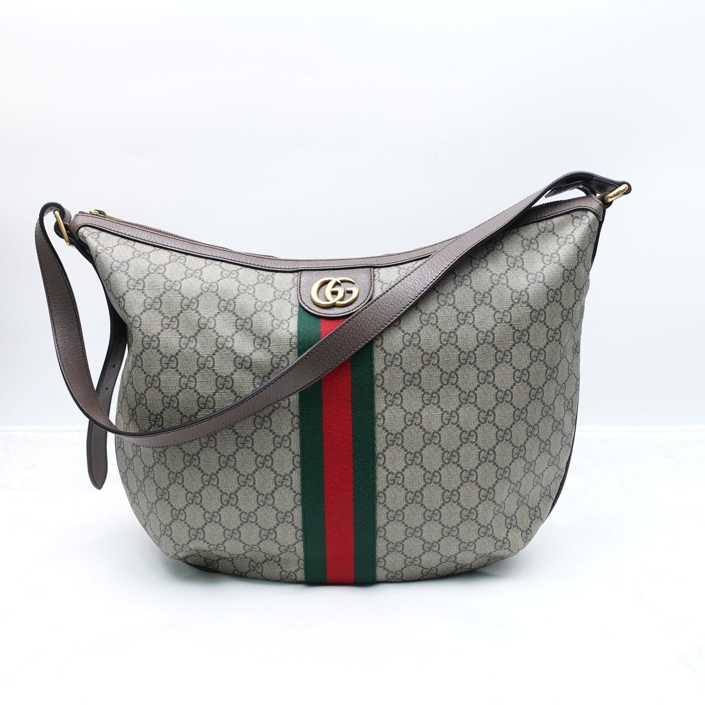 Pre-owned Gucci Ophidia Coated Canvas Shoulder Bag