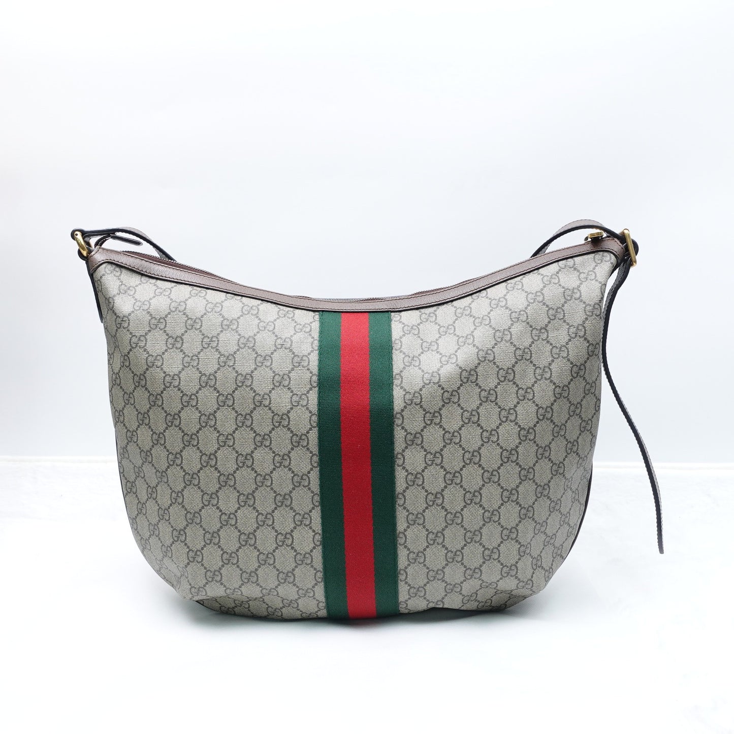 Pre-owned Gucci Ophidia Coated Canvas Shoulder Bag