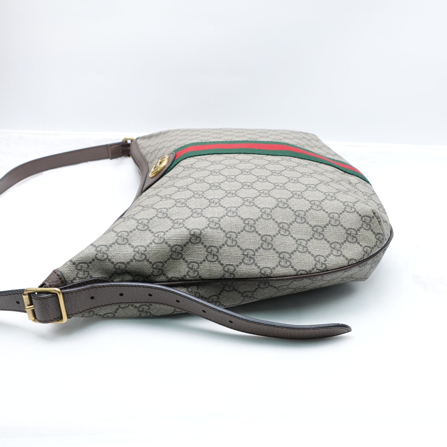 Pre-owned Gucci Ophidia Coated Canvas Shoulder Bag