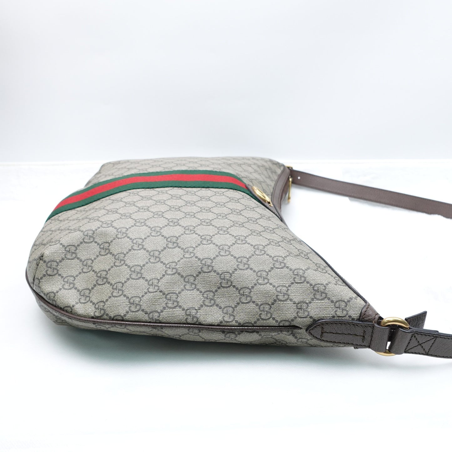 Pre-owned Gucci Ophidia Coated Canvas Shoulder Bag