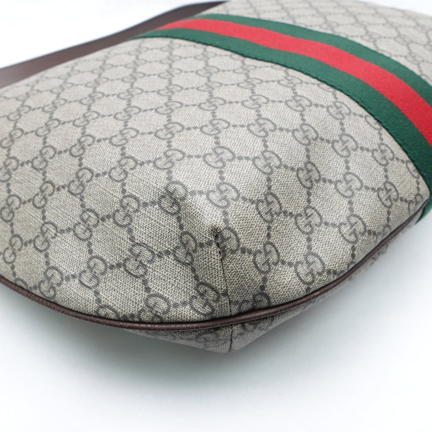 Pre-owned Gucci Ophidia Coated Canvas Shoulder Bag