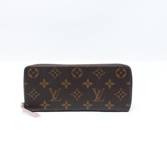 Pre-owned Louis Vuitton Clemence Monogram Coated Canvas Wallet